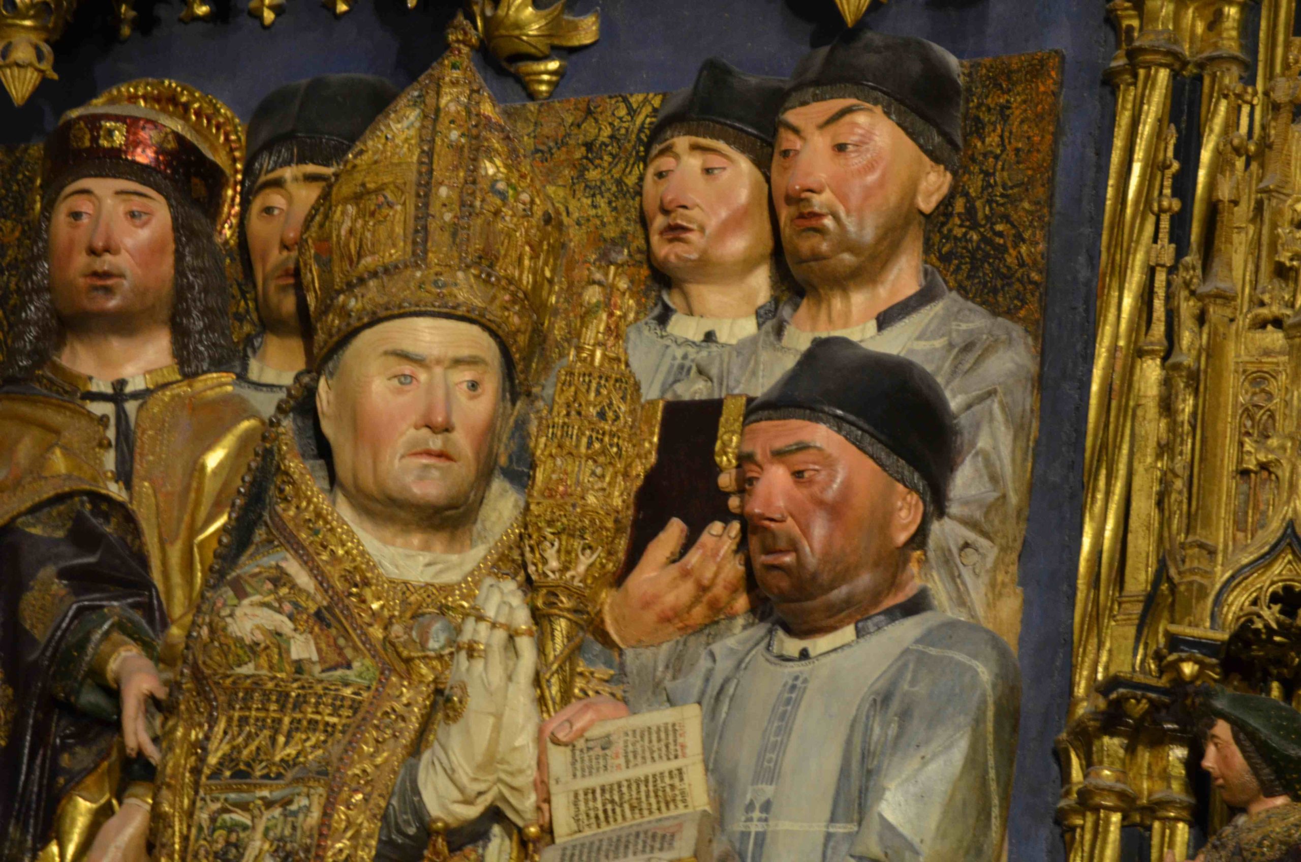 burgos catedral retablo detalle